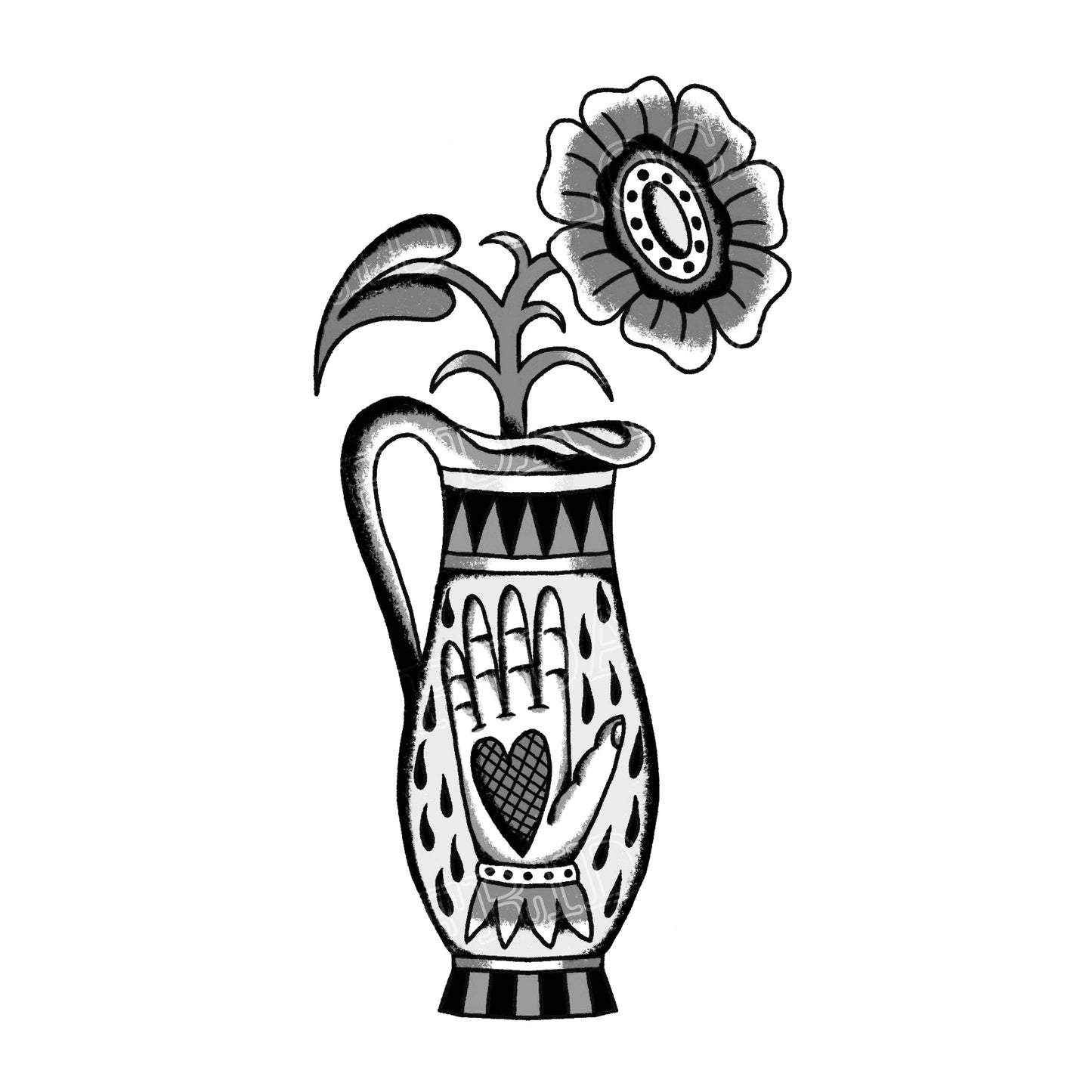 Hand vase