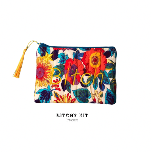 Trousse brodée Bitchy Kit